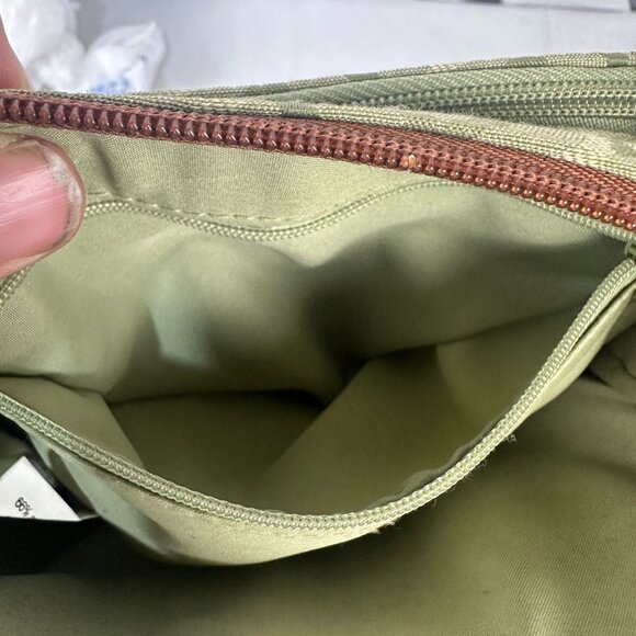 Rosetti Vintage Style Green Brown Shoulder Bag Geometric Pattern & Metal Accent - Picture 14 of 14